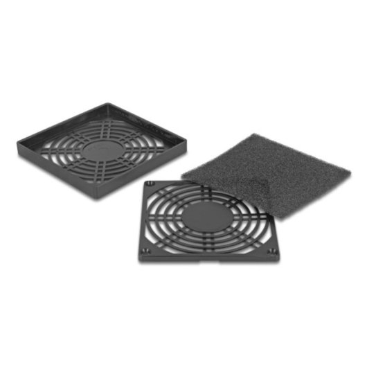 Filtro ventilador Delock 67312 ABS 92 mm desmontable fácil limpieza