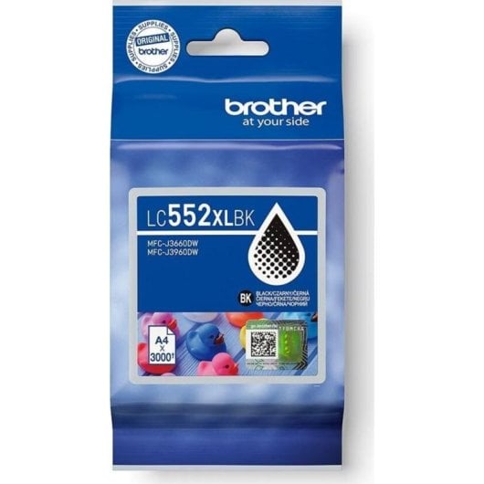 Cartouche Brother LC552XLBK Noir XL 3000 pages Original