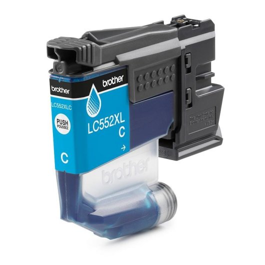 Cartuccia Brother LC552XLC Ciano XL pigmento originale 1500 pagine