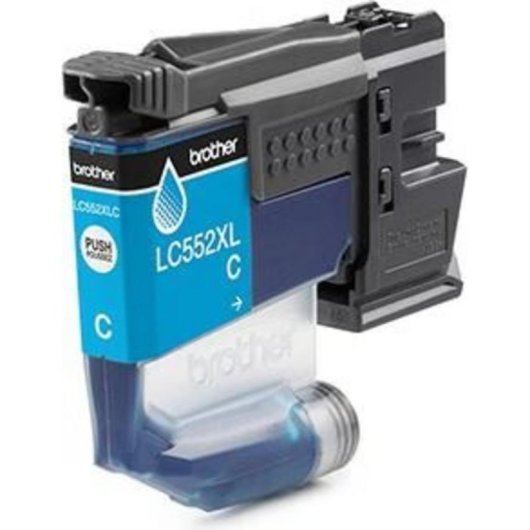 Cartuccia Brother LC552XLC Ciano XL pigmento originale 1500 pagine