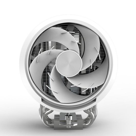 Refrigeración Aire Zalman Socket AM4/AM5/LGA1200/1700/1851 120mm ZET5 ARGB Blanco