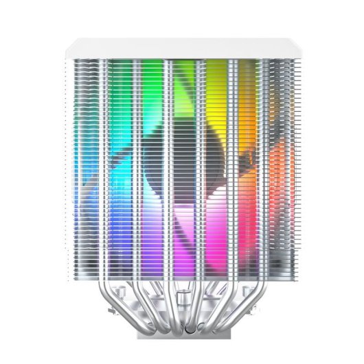 Refrigeracao Ar Montech Socket AM4 AM5 LGA1700 120mm NX600 ARGB Duplo Ventilador LED RGB