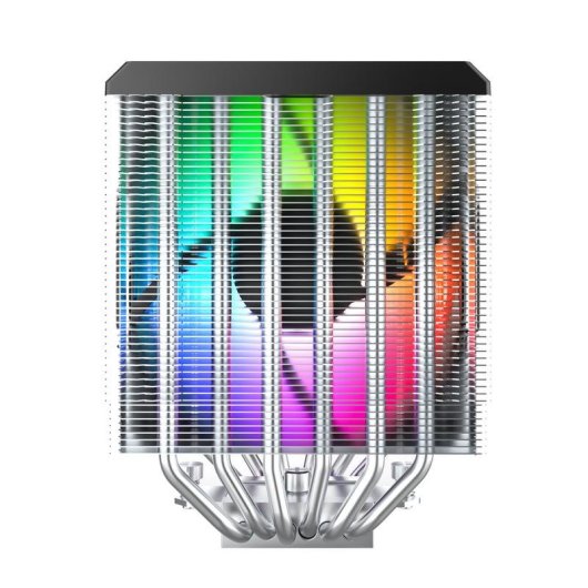 Refrigeracao Ar Montech Socket LGA1700 AM5 120mm NX600 ARGB Duplo Ventilador LED