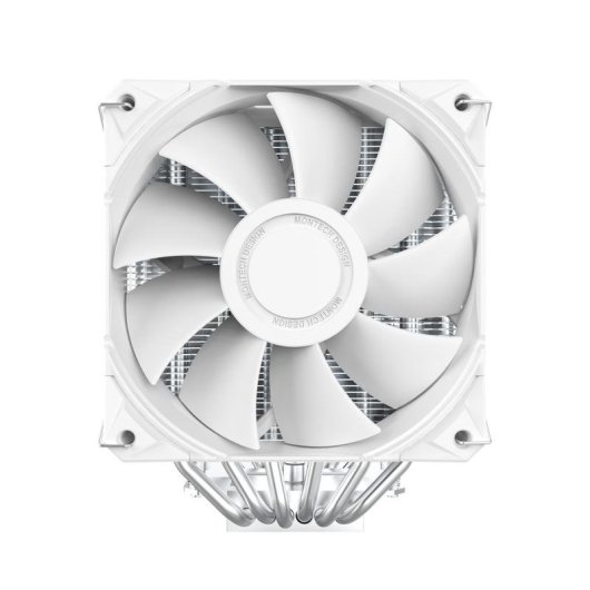 Refrigeração Ar Montech Socket LGA1700 AM5 120mm NX600 Branco Dual Tower PWM