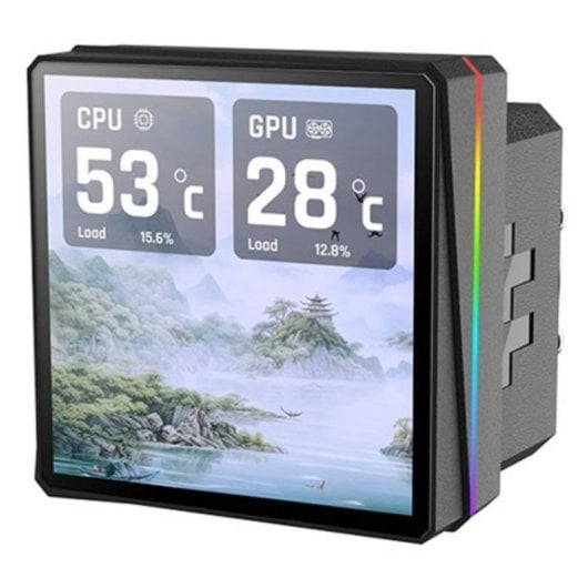 Refrigeracao Liquida Thermaltake TH360 V3 Ultra ARGB 360mm 3 Ventiladores LCD