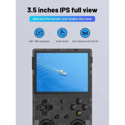 Anbernic RG353V Retro Portable RK3566 64GB Android Linux Noir