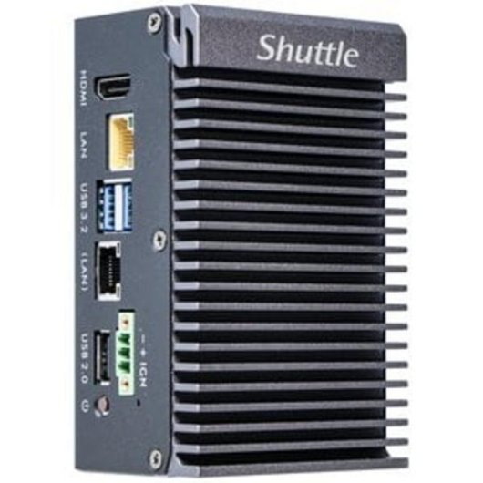 Barebone Shuttle Edge PC SPCEL03 Intel Atom x6413E 32GB RAM SSD M.2 2x LAN VESA