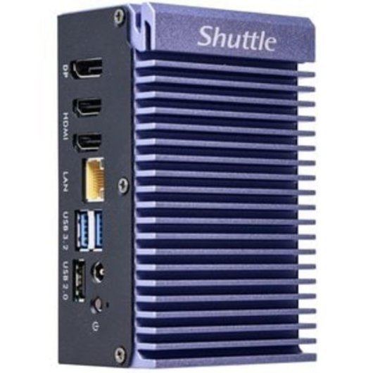 Barebone Shuttle Edge PC SPCEL12 Intel Celeron J6412 32GB RAM SSD M.2 Dual LAN VESA