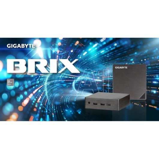 Barebone Gigabyte BRIX Core Ultra 7 255H 2xDDR5 M.2 SSD Wi-Fi 7 USB-C HDMI