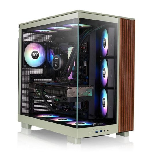 Torre ATX Thermaltake View 380 XL WS ARGB Matcha Green vetro temperato