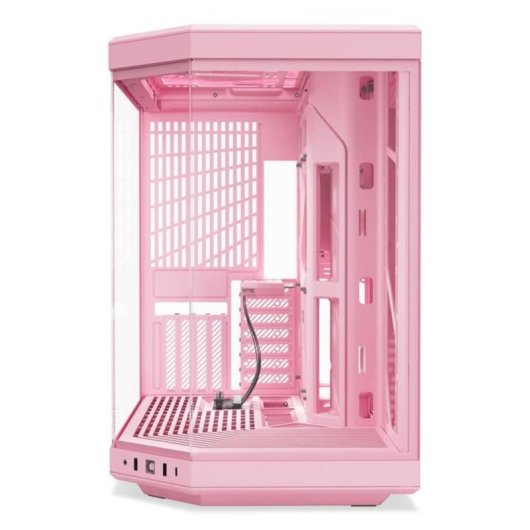 Torre ATX Hyte Y70 Matcha Milk Rosa Vidro Temperado USB-C 11 slots