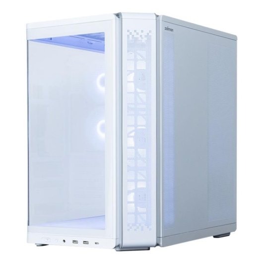 Torre ATX Zalman P60 White ARGB 5 ventole vetro temperato USB-C