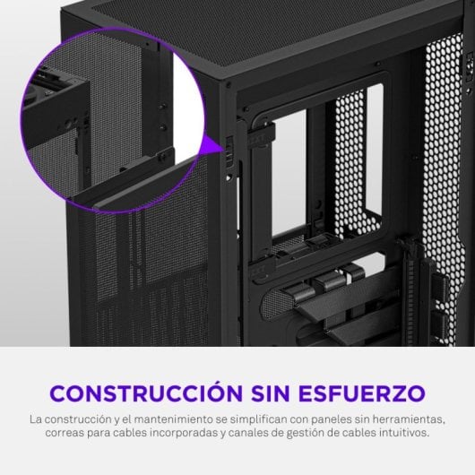 Torre NZXT H2 Flow Mini-ITX Nero Vetro Temperato Doppia Camera
