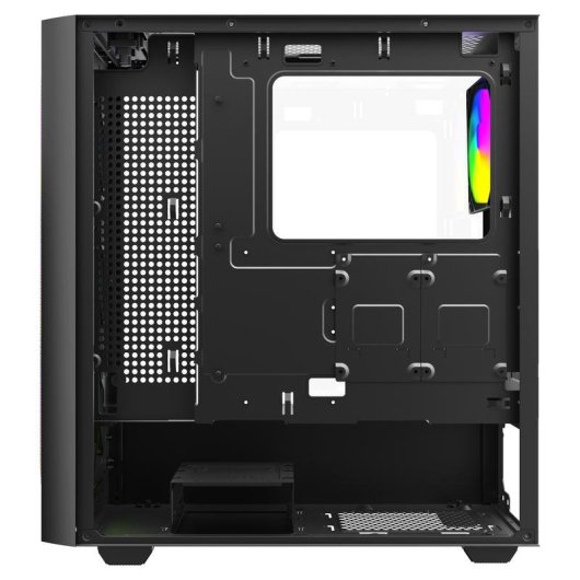 Torre ATX Savio Noctis Flow RGB vetro temperato 3x120 mm RGB nero