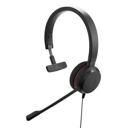 Auriculares Jabra Evolve 20 con cable USB-C/A para oficina y call center con cancelación de ruido, negros