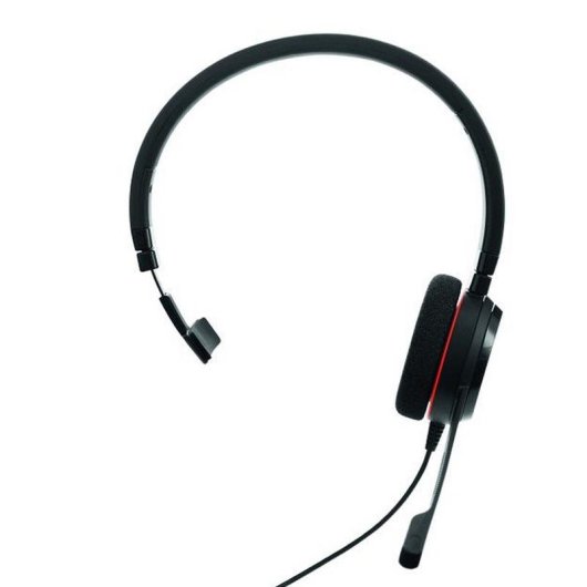 Auriculares Jabra Evolve 20 con cable USB-C/A para oficina y call center con cancelación de ruido, negros