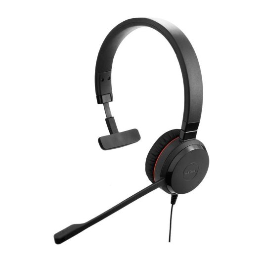 Auriculares Jabra Evolve 20 SE con cable USB-C/A para oficina con cancelación de ruido y micrófono, negros