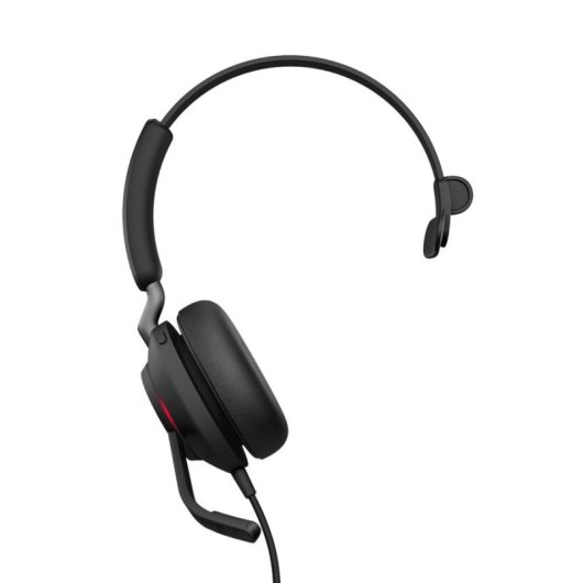 Auriculares Jabra Evolve2 40 SE con cable USB-C/A para oficina y call center con reducción de ruido pasiva negros