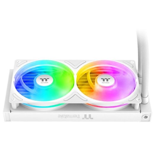 Refrigeracao Liquida Thermaltake TH240-S V3 ARGB 240mm 2 Ventoinhas ARGB Snow Edition