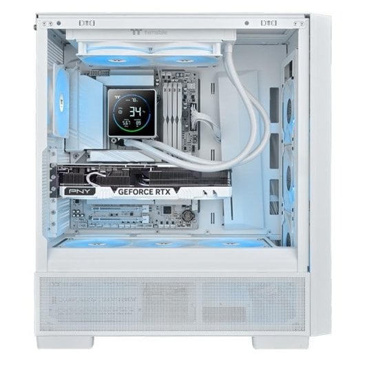 Refrigeracao Liquida Thermaltake TH240-S V3 ARGB 240mm 2 Ventoinhas ARGB Snow Edition