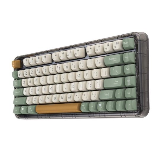 Teclado ASUS Jelly75 KD201 mecánico 75% inalámbrico y alámbrico RGB multicolor