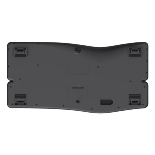 Clavier Trust Keyra sans fil ergonomique AZERTY multidispositif à membrane