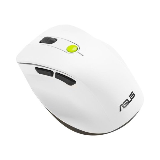 Ratón ASUS MD105 sans fil RF Bluetooth 2400DPI blanc vert ergonomique