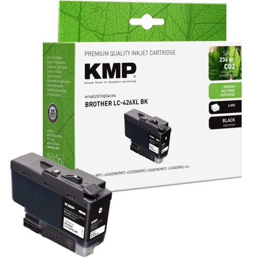 Cartucho de tinta KMP 1550,4001 XL negro compatible Brother 110 ml 6000 páginas