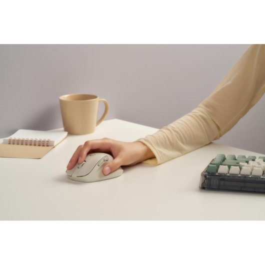 Ratón ASUS MD105 Sans Fil RF Bluetooth 2400DPI Beige Ergonomique