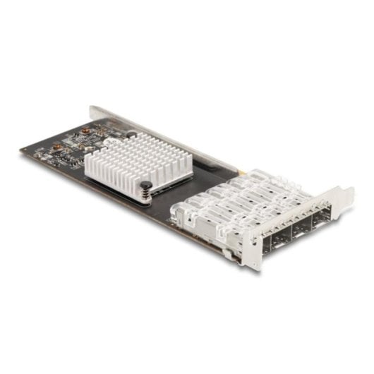 Tarjeta de Red Delock 88342 PCI Express x4 4x SFP 1 Gbps Server