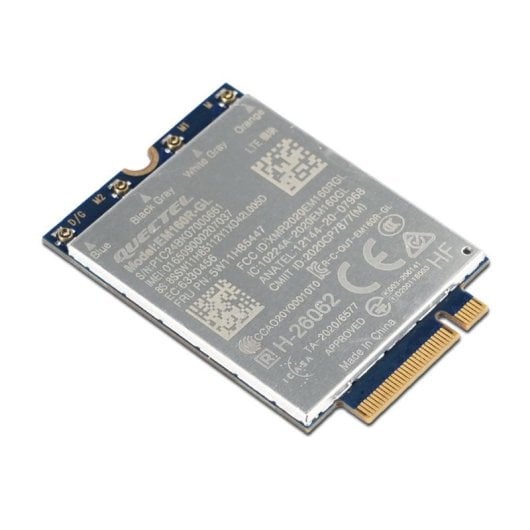 Tarjeta de Red Lenovo 4XC1Q24436 M.2 1000 Mbit/s 4G LTE-A WWAN