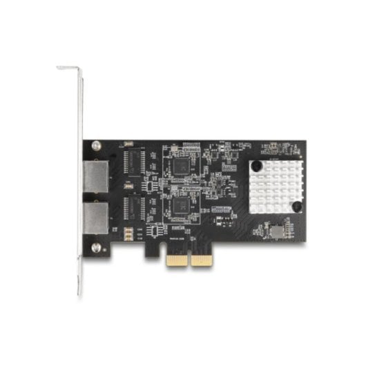 Tarjeta de Red Delock 81261 PCI Express x2 5 Gbps Dual RJ45 VLAN