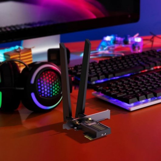 Tarjeta de Red TP-Link Archer TBE552E PCI Express 5760 Mbps Wi-Fi 7 Bluetooth 5.4