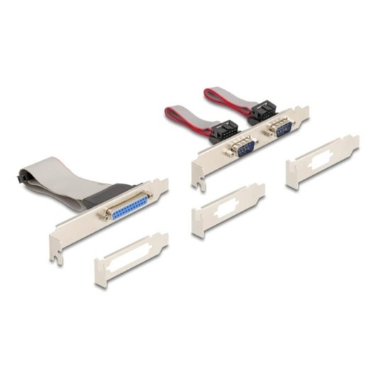 Adaptateur Delock 95277 Mini PCI Express 2x RS-232 1x Parallèle