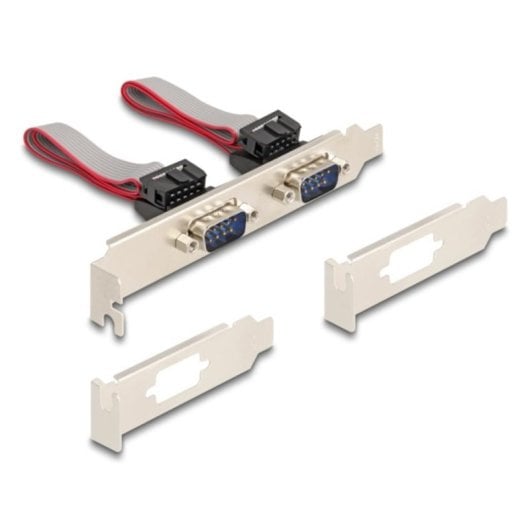 Carte d interface Delock 95276 Mini PCIe 2x RS 232 alimentation sélectionnable