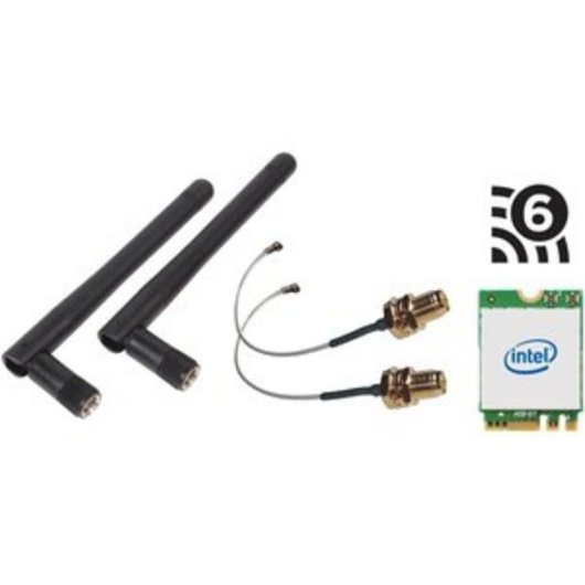 Tarjeta de Red Shuttle WLN-M3 PCI Express 2400 Mbit/s Wi-Fi 6 Bluetooth 5.2