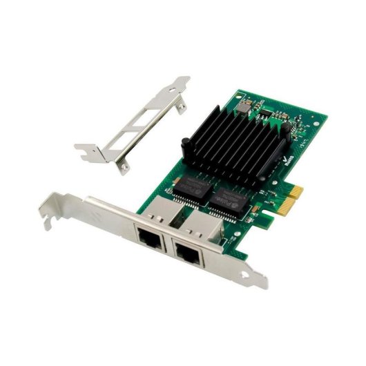 Tarjeta de Red MicroConnect MC-PCIEX1-I350-T2 PCIe 1000 Mbps 2xRJ45 Low Profile