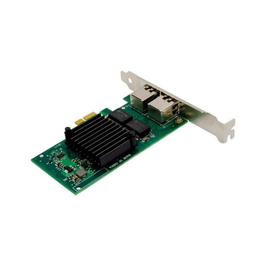 Tarjeta de Red MicroConnect MC-PCIEX1-I350-T2 PCIe 1000 Mbps 2xRJ45 Low Profile