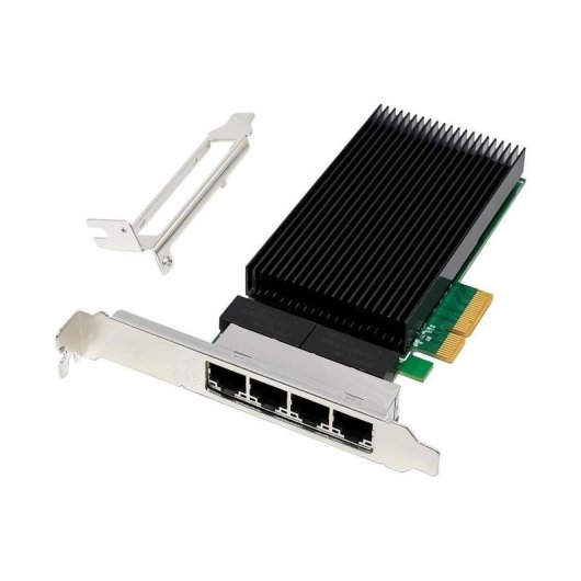 Tarjeta de Red MicroConnect MC-PCIEX4-I226-T4 PCIe 2.5GbE 4 Ports Ethernet