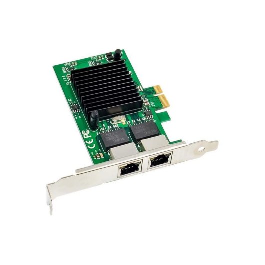 Tarjeta de Red MicroConnect MC-PCIEX1-82575 PCIe Dual Port Gigabit Ethernet