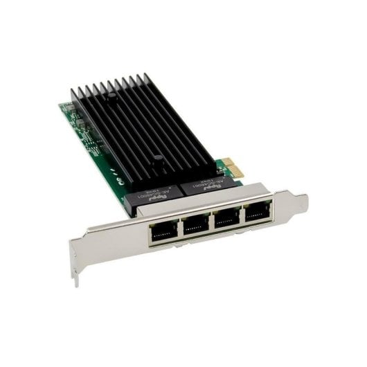 Tarjeta de Red MicroConnect MC-PCIEX1-82576-Q PCIe 4 Porte Gigabit Low Profile