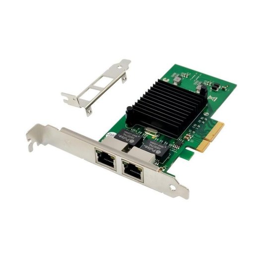 Tarjeta de Red MicroConnect MC-PCIEX4-82576-D PCI Express Mini Card 1000 Mbps 2x RJ45