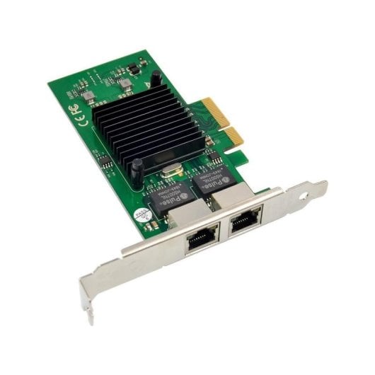 Tarjeta de Red MicroConnect MC-PCIEX4-82576-D PCI Express Mini Card 1000 Mbps 2x RJ45