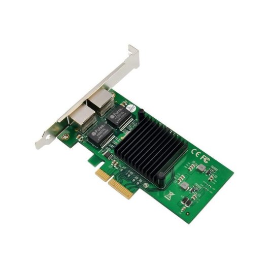 Tarjeta de Red MicroConnect MC-PCIEX4-82576-D PCI Express Mini Card 1000 Mbps 2x RJ45