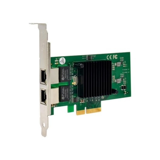 Tarjeta de Red MicroConnect MC-PCIEX4-82576-D PCI Express Mini Card 1000 Mbps 2x RJ45