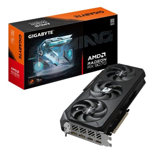 Carte Graphique Gigabyte Radeon RX 9070 GAMING 16GB GDDR6 RGB PCIe 5.0