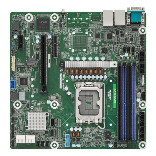 Carte mère ASRock EC266D4U Intel C266 LGA1700 DDR5 micro ATX ECC Dual LAN M.2