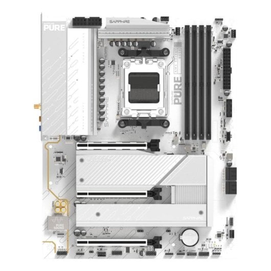 Carte mère Sapphire PURE B850A WIFI 7 AMD B850 AM5 DDR5 ATX WiFi 7 RGB