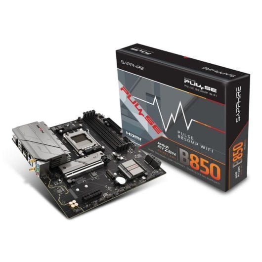 Carte mère Sapphire PULSE B850M WIFI AMD B850 AM5 DDR5 Micro ATX WiFi 6 RGB