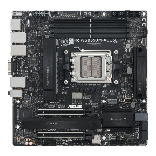 Scheda Madre ASUS PRO WS B850M-ACE SE B850 Socket AM5 DDR5 Micro ATX 2.5GbE PCIe 5.0 RAID
